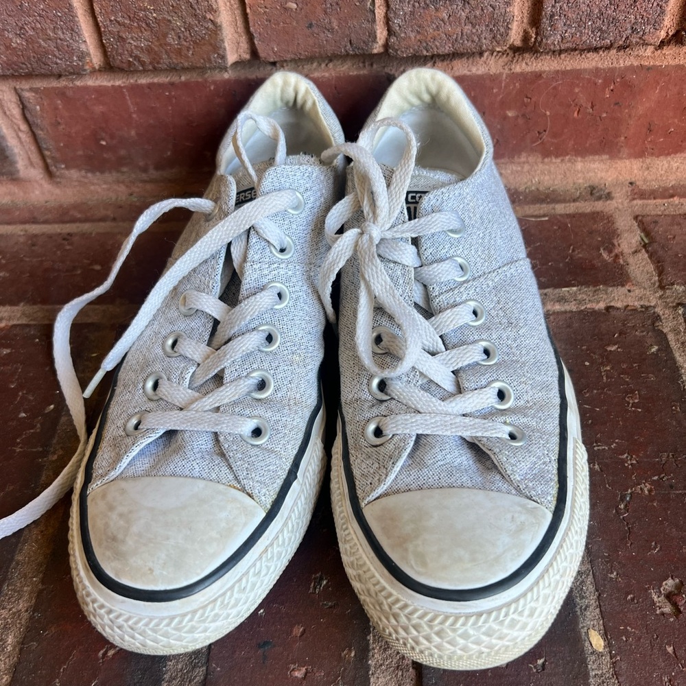 Converse Gray Canvas Sneakers